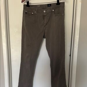 AG Adriano Goldschmied Men's Tan Bootcut Jeans